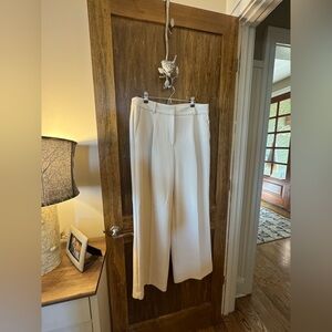 LOFT Cream Wide Leg Women's Pants